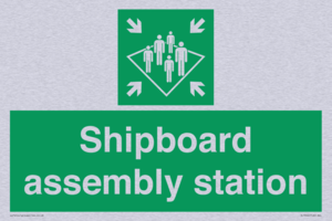 Shipboard assembly station